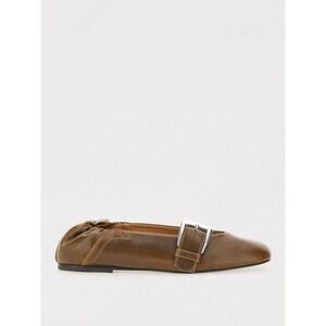Ganni Ballet Flats Woman Green